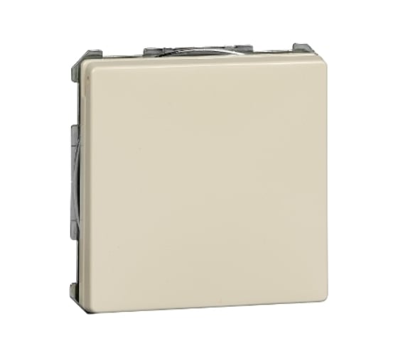 Розетка Systeme Electric Merten SD Бежевый 16А с заземляющим контактом, со шторкой, с крышкой SE MTN2310-4044