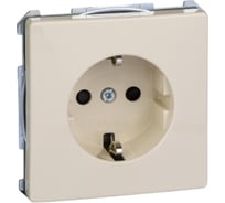 Розетка Systeme Electric Merten SD Бежевый 16А с заземляющим контактом, со шторкой SE MTN2300-4044