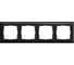 Рамка WERKEL W0042208 на 4 поста (черный матовый) a051027 3