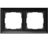 Рамка WERKEL W0022208 на 2 поста (черный матовый) a051029 3