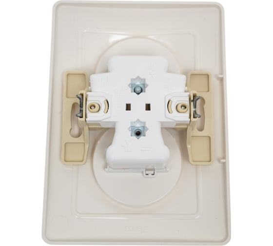 Розетка Systeme Electric Blanca внутр Молочная 2-ая б/з со шторками, 16А, 250В SE BLNRS000122