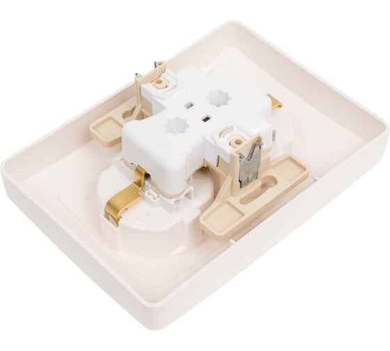 Розетка Systeme Electric Blanca внутр Молочная 2-ая с/з со шторками, 16А, 250В SE BLNRS001122