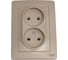 Розетка Systeme Electric Blanca внутр Титан 2-ая б/з без шторок, 16А, 250В SE BLNRS000024 1