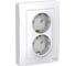 Розетка Systeme Electric Blanca внутр Бел 2-ая с/з со шторками, 16А, 250В SE BLNRS001121 2