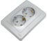 Розетка Systeme Electric Blanca внутр Алюминий 2-ая с/з без шторок, 16А, 250В SE BLNRS001023 2