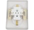 Розетка Systeme Electric Blanca внутр Алюминий 2-ая с/з без шторок, 16А, 250В SE BLNRS001023 5