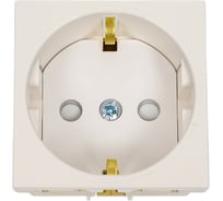 Розетка Systeme Electric Wessen 45 Белый с заземлением, для каБелыйь-каналов RAL9010 SE RN16-113-BE