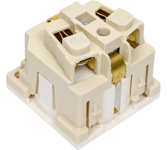 Розетка Systeme Electric Wessen 45 Белый с заземлением, для каБелыйь-каналов RAL9010 SE RN16-113-BE