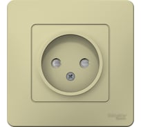 Розетка Systeme Electric Blanca внутр Беж б/з со шторками, 16А, 250В SE BLNRS000117