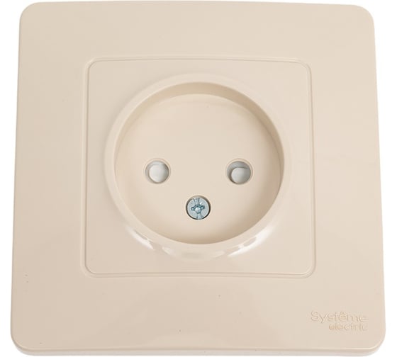 Розетка Systeme Electric Blanca внутр Беж б/з со шторками, 16А, 250В SE BLNRS000117