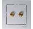 Аудиорозетка Systeme Electric AtlasDesign Алюминий двухместная SE ATN000387 6