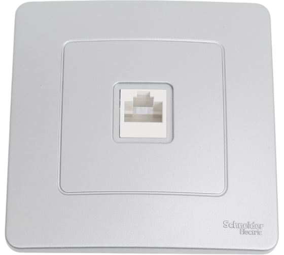 Компьютерная розетка Systeme Electric Blanca внутр Алюминий RJ45 SE BLNIS045003 1