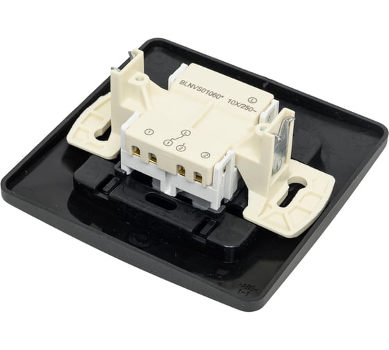 Переключатель Systeme Electric Blanca внутр Антрацит 1-клавишный, 10А, 250B SE BLNVS010606