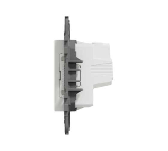 Розетка Systeme Electric Unica New Белый без заземления, со шторками, винтовой зажим, 16А, 250В NU503318