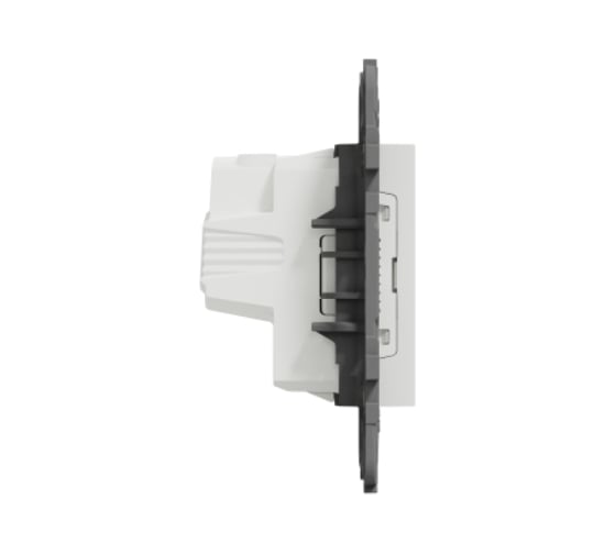 Розетка Systeme Electric Unica New Белый без заземления, со шторками, винтовой зажим, 16А, 250В NU503318