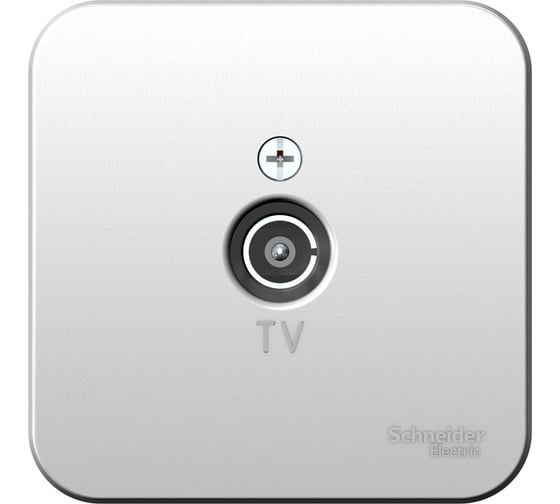 TV Розетка Systeme Electric Blanca наруж Алюминий изолир. пластина SE BLNTA000013 1