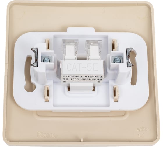 Компьютерная розетка Systeme Electric Blanca внутр Беж RJ45, кат.5E SE BLNIS045007