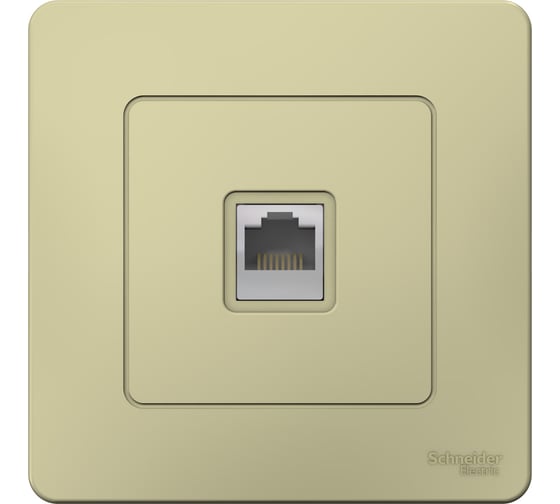 Компьютерная розетка Systeme Electric Blanca внутр Беж RJ45, кат.5E SE BLNIS045007 1