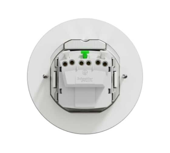 Круглый люк Systeme Electric US+ размер XS с 1 розеткой 2К+З металлический IP44 SE INS52101