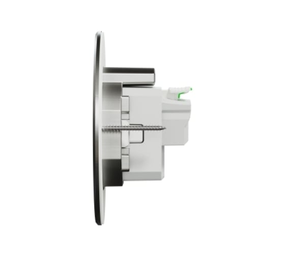 Круглый люк Systeme Electric US+ размер XS с 1 розеткой 2К+З металлический IP44 SE INS52101