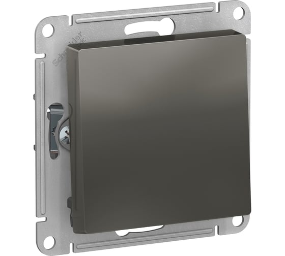 Перекрестный переключатель Systeme Electric AtlasDesign Сталь сх.7, 10АХ, механизм SE ATN000971