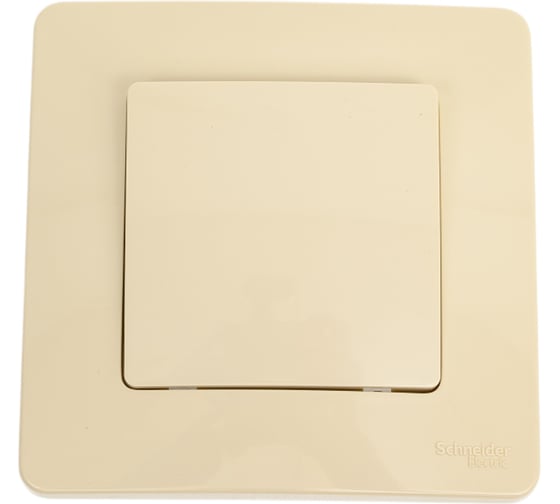 Переключатель Systeme Electric Blanca внутр Беж 1-клавишный cх.6, 10А, 250B SE BLNVS010607