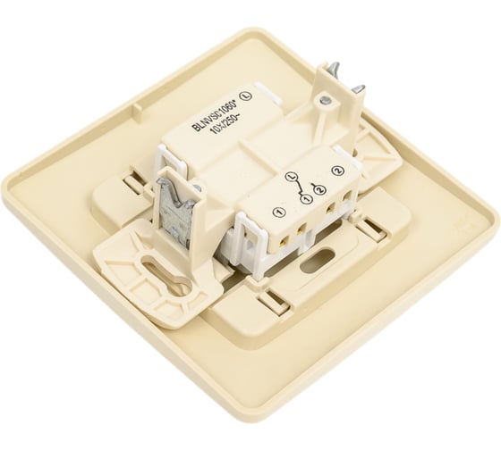 Переключатель Systeme Electric Blanca внутр Беж 1-клавишный cх.6, 10А, 250B SE BLNVS010607
