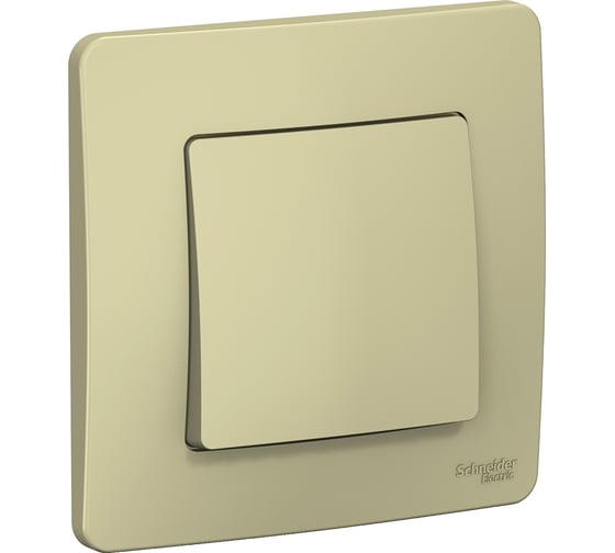 Переключатель Systeme Electric Blanca внутр Беж 1-клавишный cх.6, 10А, 250B SE BLNVS010607