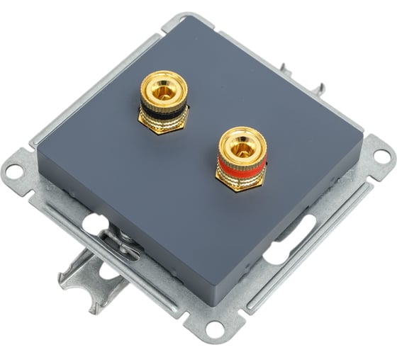 Аудиорозетка Systeme Electric AtlasDesign Грифель двухместная SE ATN000787