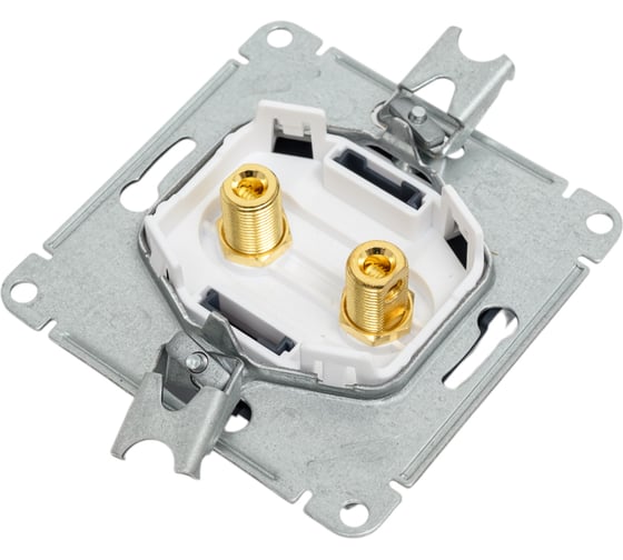 Аудиорозетка Systeme Electric AtlasDesign Грифель двухместная SE ATN000787