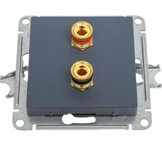 Аудиорозетка Systeme Electric AtlasDesign Грифель двухместная SE ATN000787