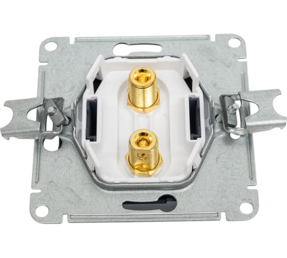 Аудиорозетка Systeme Electric AtlasDesign Грифель двухместная SE ATN000787