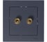 Аудиорозетка Systeme Electric AtlasDesign Грифель двухместная SE ATN000787 4