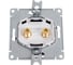 Аудиорозетка Systeme Electric AtlasDesign Мокко двухместная SE ATN000687 4