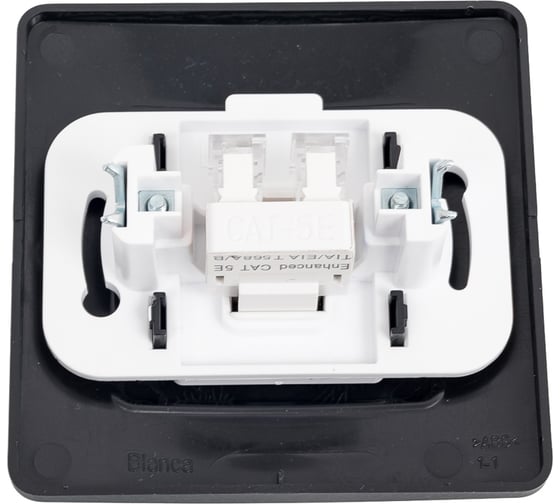 Компьютерная розетка Systeme Electric Blanca внутр Антрацит RJ45 SE BLNIS045006
