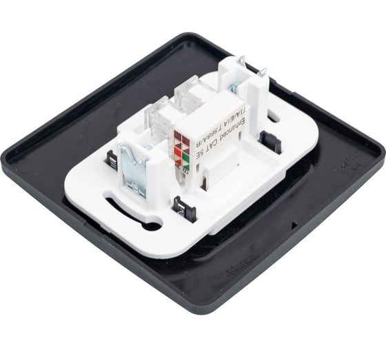 Компьютерная розетка Systeme Electric Blanca внутр Антрацит RJ45 SE BLNIS045006