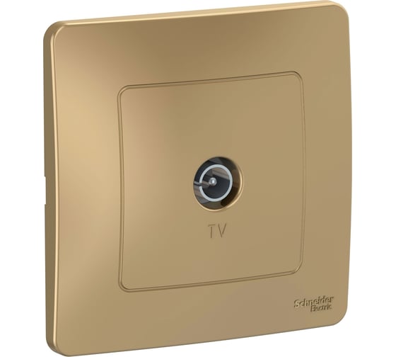 TV розетка Systeme Electric Blanca внутр Титан SE BLNTS000014