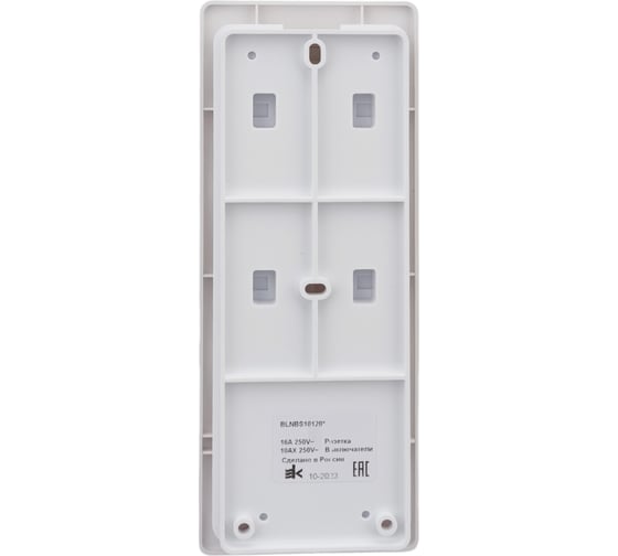 Розетка+выключатель Systeme Electric Blanca внутр Бел з/к шт 16А, 250В+выкл 1кл.+выкл 2кл. SE BLNBS101201