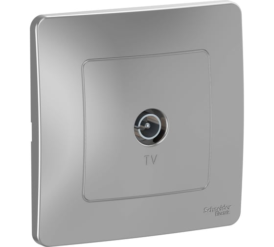 TV розетка Systeme Electric Blanca внутр Алюминий SE BLNTS000013