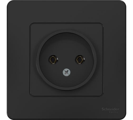 Розетка Systeme Electric Blanca внутр Антрацит б/з без шторок 16А, 250В SE BLNRS000016