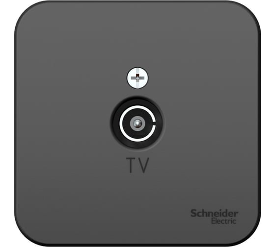TV розетка Systeme Electric Blanca наруж Антрацит изолир. пластина SE BLNTA000016 1