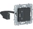 Розетка HDMI Systeme Electric Unica New Антрацит NU543054 1