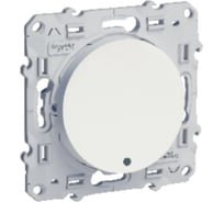 Переключатель Systeme Electric Odace Белый 1-клавишный с подсветкой LED SE S52R263