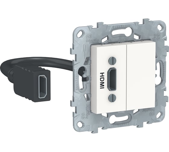 Розетка HDMI Systeme Electric Unica New Бел NU543018