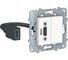 Розетка HDMI Systeme Electric Unica New Бел NU543018 1