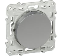 Переключатель Systeme Electric Odace Алюминий 1-клавишный SE S53R203