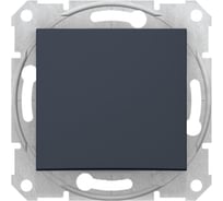 Переключатель Systeme Electric Sedna Графит 1-клавишный 10A, 250В сх.6 SE SDN0400170
