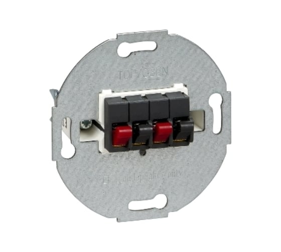 Механизм аудиорозетки Systeme Electric Merten Антрацит 2-ой, пружинные клеммы SE MTN467014