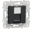 Компьютерная розетка Systeme Electric Unica New Антрацит RJ45, одиночная кат. 6 UTP NU541554 1