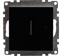 Выключатель 1-клавишный сенсорный STEKKER Катрин механизм, 250В, 2.5А, черный 50272